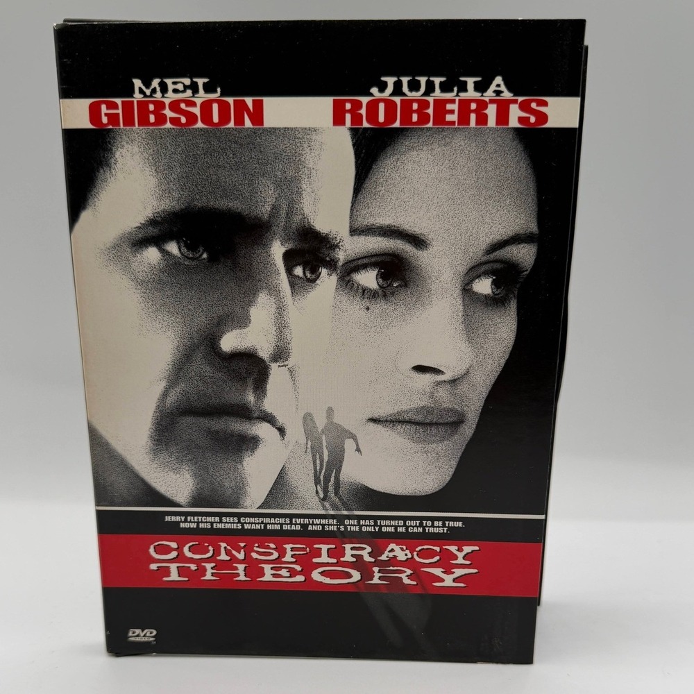 Conspiracy Theory DVD Mel Gibson Julia Roberts 1997 Mystery Thriller Movie